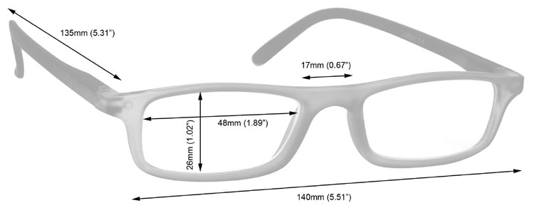 Lightweight Matt Finish Reading Glasses Designer Style Mens Womens Uv