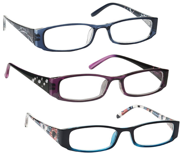 UV Reader Lightweight Reading Glasses Designer Style Womens Ladies Inc Bag