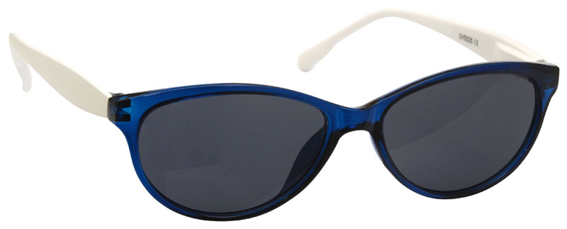 Cats Eye Sunglasses in Blue & White by UV Reader