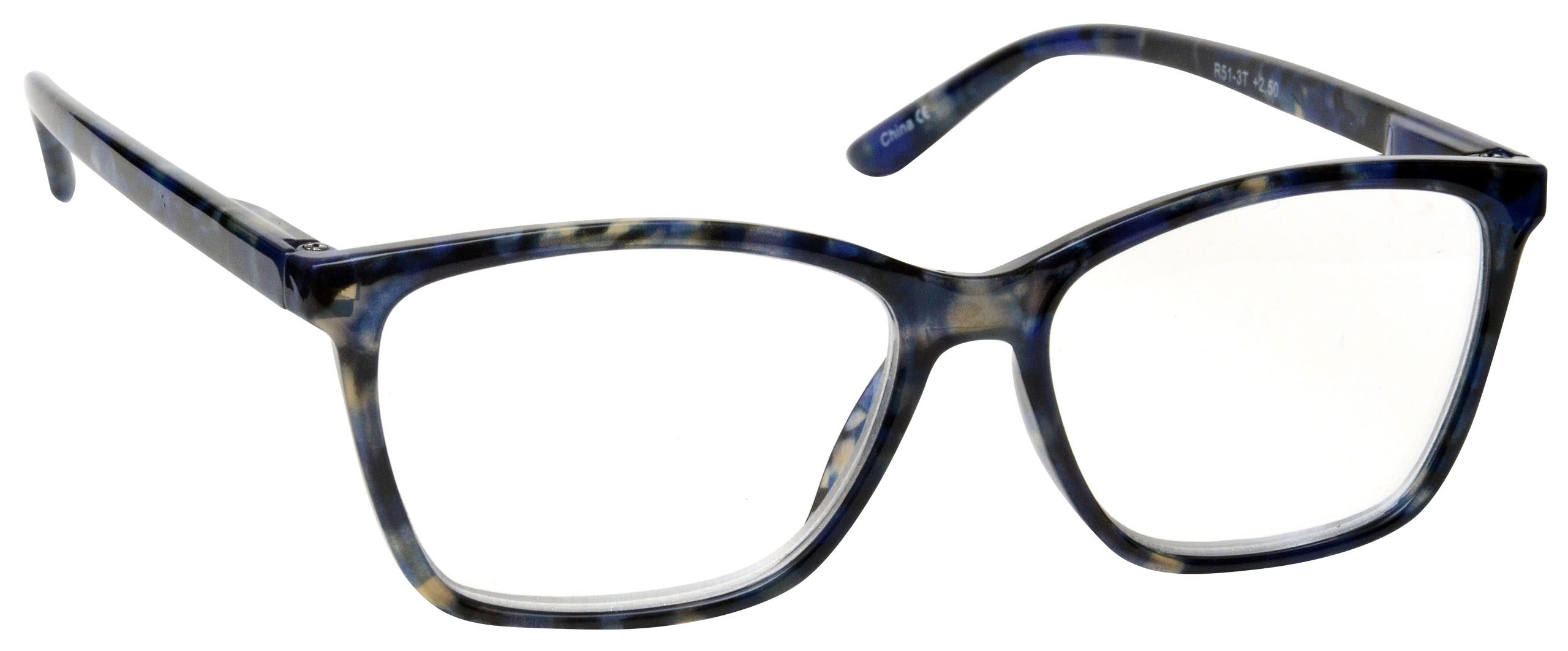 Mens Large Designer Style Reading Glasses Spring Hinges UV Reader R51 - Picture 5 of 5