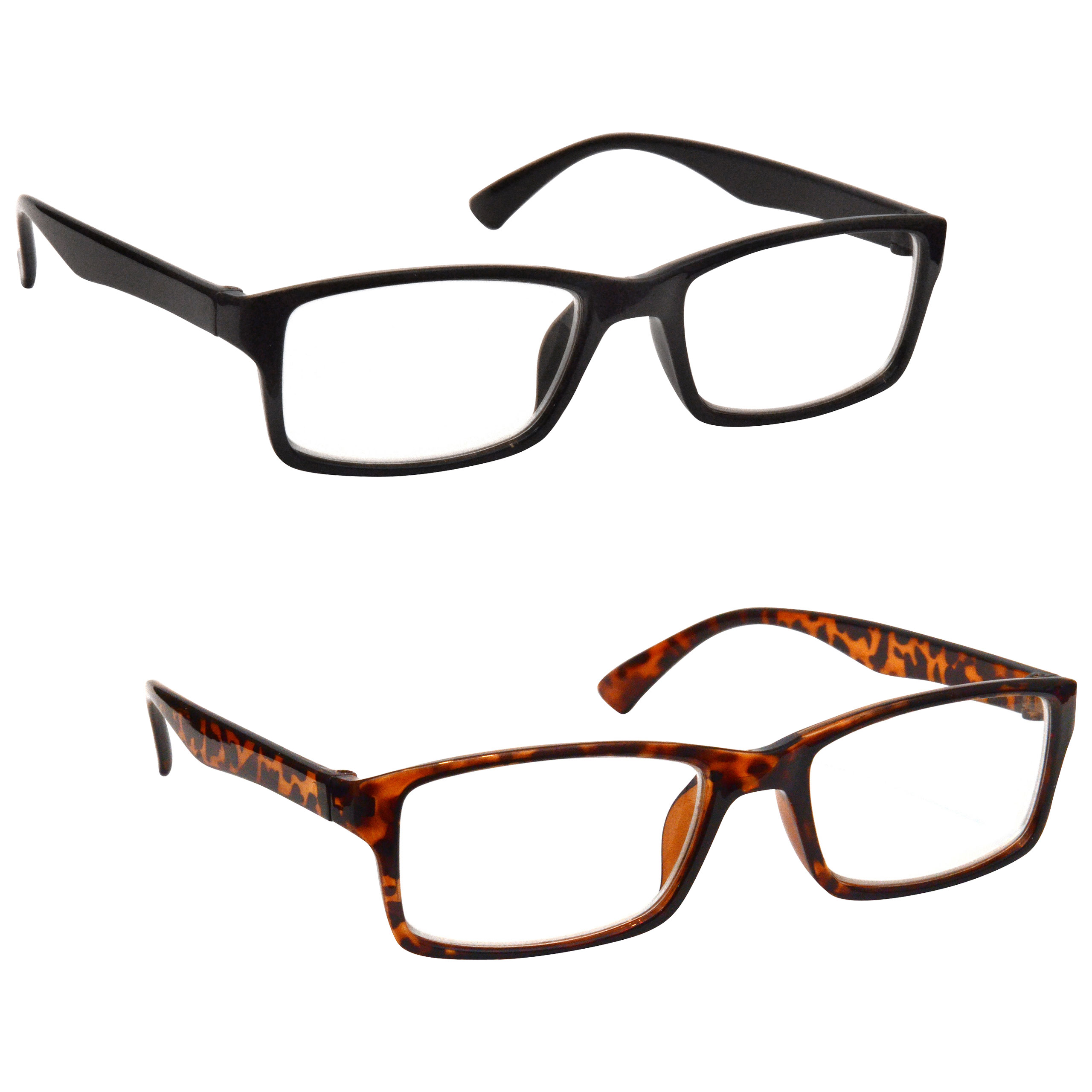 Reading Glasses 2 Packs Mens Womens UV Reader RR92 EBay