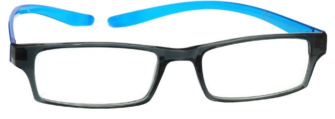 Black Bright Blue Neck Specs Reading Glasses R20-3