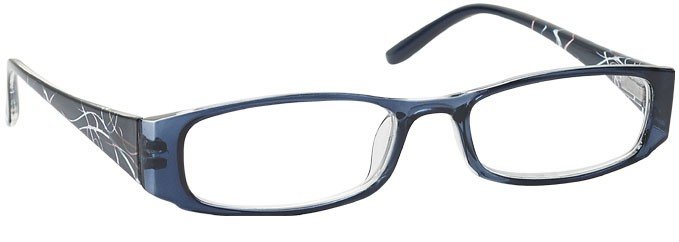 Navy Blue Patterned Reading Glasses Womens Ladies R74-3